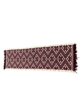 Mazahua Embroidery Table Runner Mexican Folk Art Tapestry